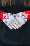 Rudolph Fingerless Gloves with Convertible Mittens