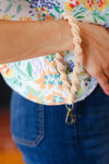 Sand Hand Woven Braid Wristlet Keychain