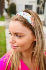 Multicolor Polka Dot & Heart Candy Twist Headband