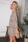 Sweet Tea on the Porch Plaid Tiered Dress