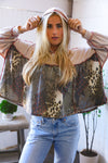 Take Your Sweet Time Animal Patchwork Hoodie
