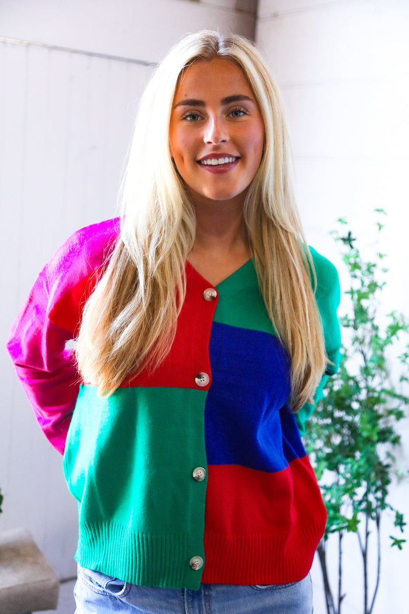 The Color Edit Button Cardigan