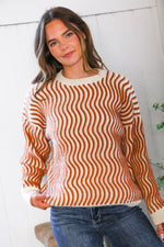 Cinnamon Swirls Cozy Pullover