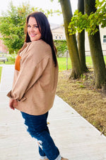 Start Your Day Rust Flannel Plaid Oversized Shacket