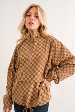 Check Me Out Mocha Zip Jacket